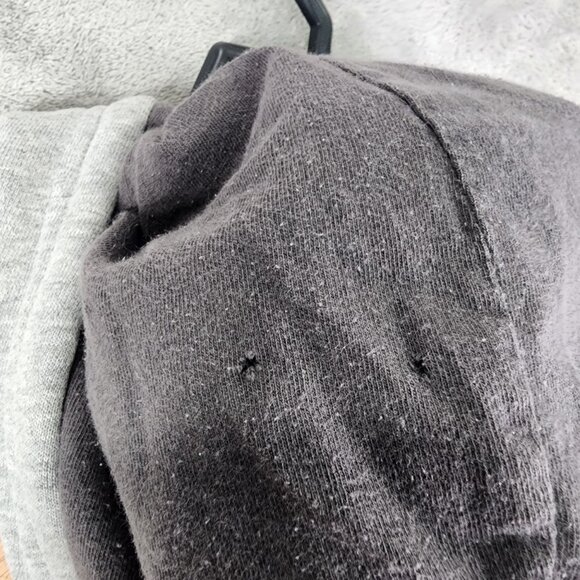 Mens Grey The North Face Hoodie Sweatshirt Drawstring Long Sleeve Size M - Picture 10 of 13